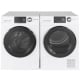 GE Washer GFW148SSMWW & Electric Dryer GFT14JSIMWW & Stacking Kit GFA24KITL
