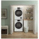 GE Washer GFW148SSMWW & Electric Dryer GFD14JSINWW & Stacking Kit GFA24KITL
