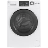 GE GFW148SSMWW Front Load Washer, 24 inch Width, 2.8 cu. ft. Washer Capacity, 1,400 RPM Washer Spin Speed, 14 Wash Cycles, 5 Temperature Settings, Water Heater, Steam Clean, ENERGY STAR Certified, White colour