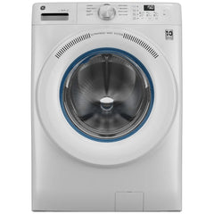 GE GFW350SSYWW Front Load Washer, 28 inch Width, 5.3 cu. ft. Washer Capacity, 1,300 RPM Washer Spin Speed, 8 Wash Cycles, 4 Temperature Settings, ENERGY STAR Certified, Wifi Enabled, White colour