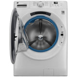 GE GFW350SSYWW Front Load Washer, 28 inch Width, 5.3 cu. ft. Washer Capacity, 1,300 RPM Washer Spin Speed, 8 Wash Cycles, 4 Temperature Settings, ENERGY STAR Certified, Wifi Enabled, White colour