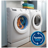 GE GFW350SSYWW Front Load Washer, 28 inch Width, 5.3 cu. ft. Washer Capacity, 1,300 RPM Washer Spin Speed, 8 Wash Cycles, 4 Temperature Settings, ENERGY STAR Certified, Wifi Enabled, White colour