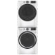 GE Washer GFW550SMNWW & Electric Dryer GFD55ESMNWW & Stacking Kit GFA28KITN