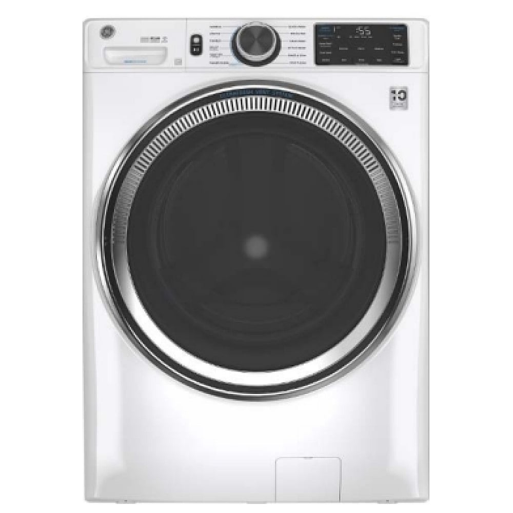 GE GFW550SMNWW Front Load Washer, 28 inch Width, 5.5 cu. ft. Washer Capacity, 1,300 RPM Washer Spin Speed, 10 Wash Cycles, 5 Temperature Settings, ENERGY STAR Certified, Wifi Enabled, White colour