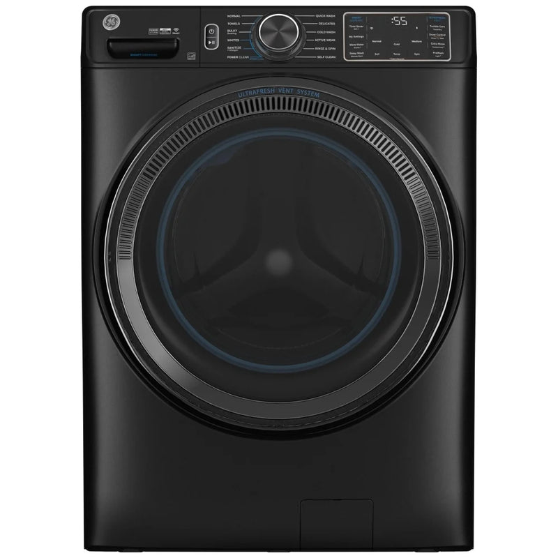 GE GFW655SPVDS Front Load Washer, 28 inch Width, 5.8 cu. ft. Washer Capacity, 1,300 RPM Washer Spin Speed, 12 Wash Cycles, 5 Temperature Settings, Steam Clean, ENERGY STAR Certified, Wifi Enabled, Graphite colour