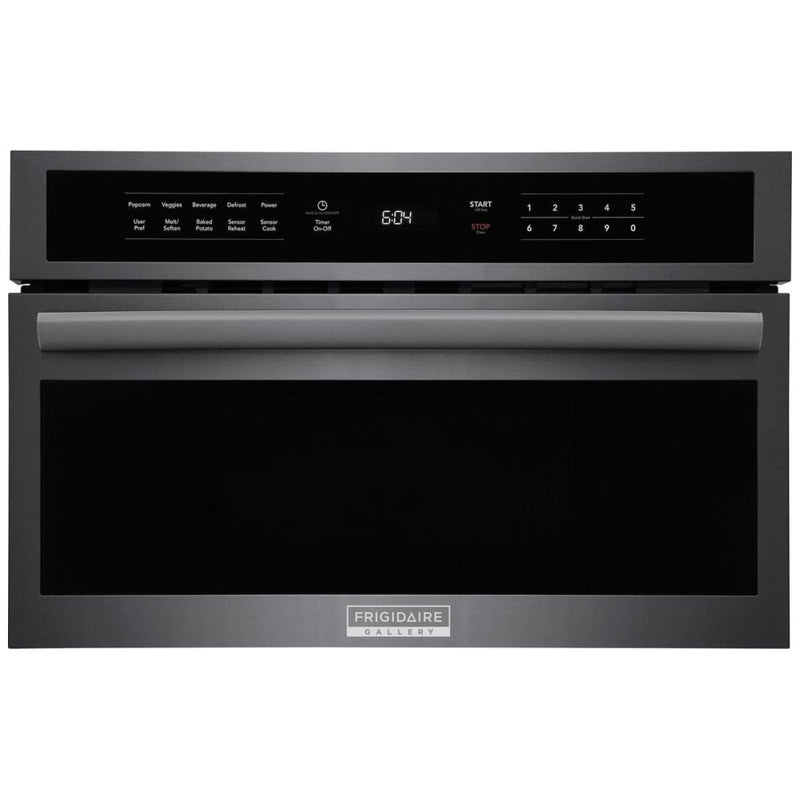 Frigidaire Gallery GMBD3068AD Built In Microwave, 30 inch Exterior Width, 1.6 cu. ft. Capacity, 950 W Watts, Stainless Steel Interior, Black Stainless Steel colour