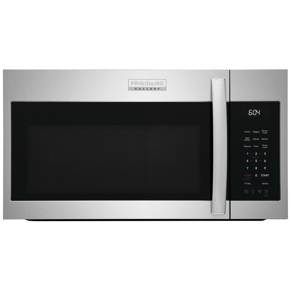 Frigidaire Gallery GMOS1962AF Over the Range Microwave, 30 inch Exterior Width, 1.8 cu. ft. Capacity, 400 CFM, 1,000 W Watts, LED, Stainless Steel colour