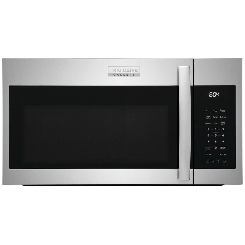 Frigidaire Gallery GMOS1962AF Over the Range Microwave, 30 inch Exterior Width, 1.8 cu. ft. Capacity, 400 CFM, 1,000 W Watts, LED, Stainless Steel colour