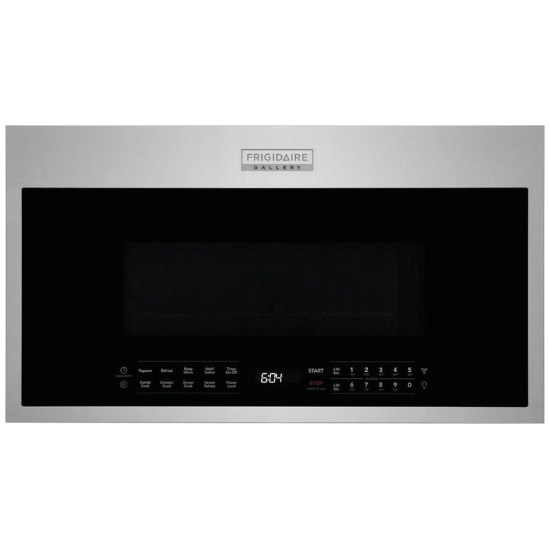 Frigidaire Gallery GMOS196CAF Over the Range Microwave, 30 inch Exterior Width, 1.9 cu. ft. Capacity, 400 CFM, Convection, 900 W Watts, Stainless Steel Interior, LED, Stainless Steel colour
