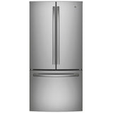 GE GNE25DYRKFS Bottom Freezer French Door Refrigerator, 33 inch Width, 24.8 cu. ft. Capacity, ENERGY STAR Certified, Stainless Steel colour