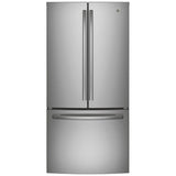 GE GNE25DYRKFS Bottom Freezer French Door Refrigerator, 33 inch Width, 24.8 cu. ft. Capacity, ENERGY STAR Certified, Stainless Steel colour