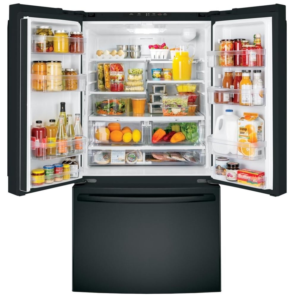GE GNE27JGMBB French Door Refrigerator