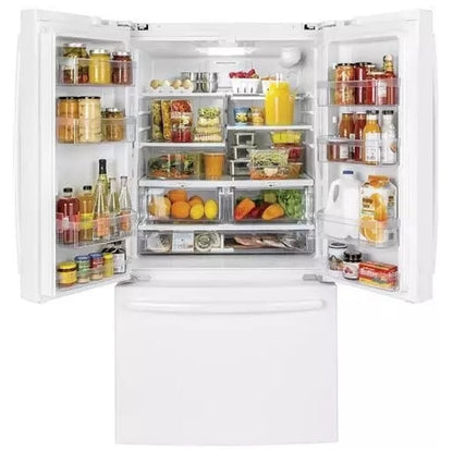 GE GNE27JGMWW French Door Refrigerator