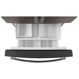 GE GNE27JMMES French Door Refrigerator, 36 inch Width, 26.7 cu. ft. Capacity, Water Dispenser (Interior), Ice Dispenser (Freezer Located), ENERGY STAR Certified, Slate colour