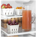 GE GNE27JMMES French Door Refrigerator, 36 inch Width, 26.7 cu. ft. Capacity, Water Dispenser (Interior), Ice Dispenser (Freezer Located), ENERGY STAR Certified, Slate colour