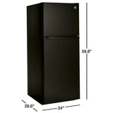 GE GPE12FGKBB Top Freezer Refrigerator
