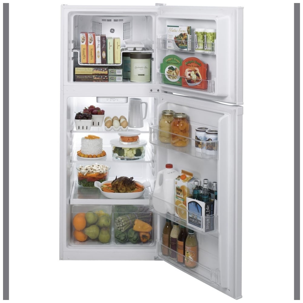 GE GPE12FGKWW Top Freezer Refrigerator