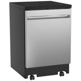 GE GPT225SSLSS Dishwasher, 24 inch Exterior Width, 54 dB Decibel Level, Fully Integrated, Stainless Interior, 3 Wash Cycles, 12 Capacity (Place Settings), Hard Food Disposal, 2 Loading Racks, alternative colour