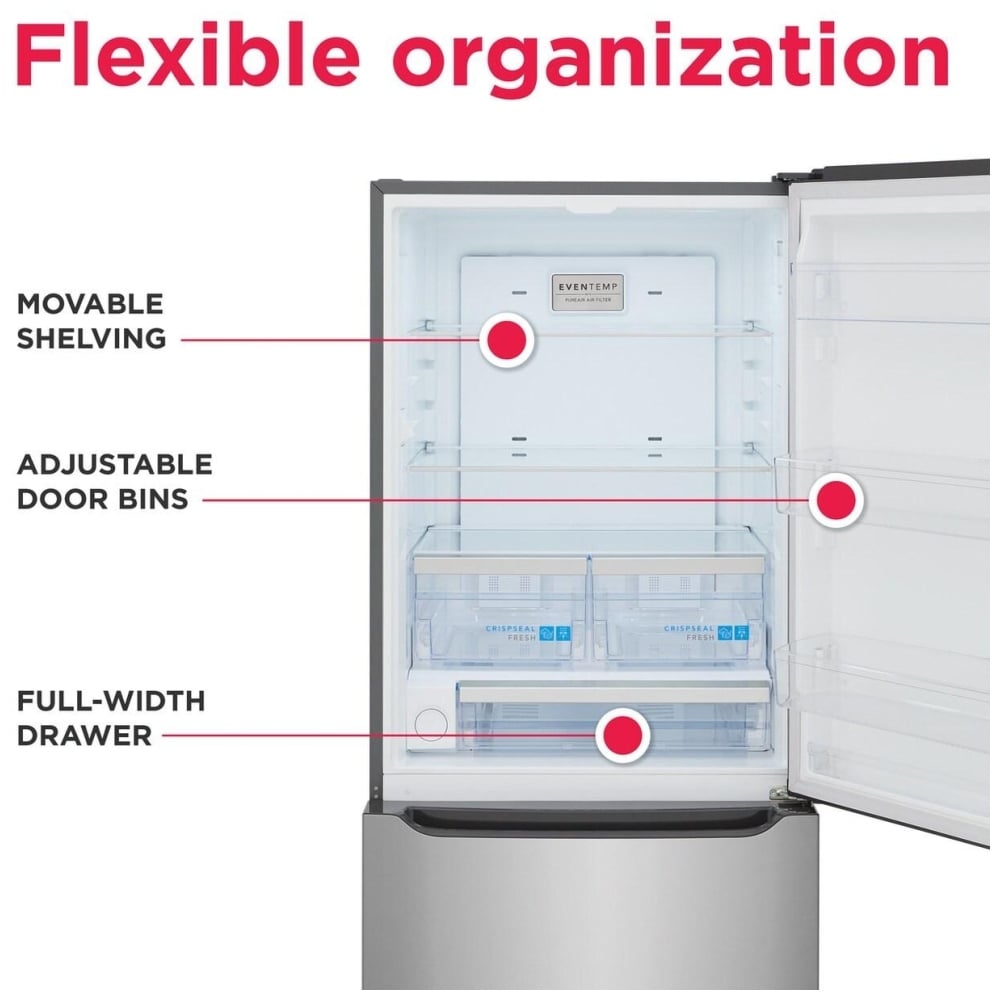 Frigidaire Gallery GRBN2012AF Bottom Freezer Refrigerator
