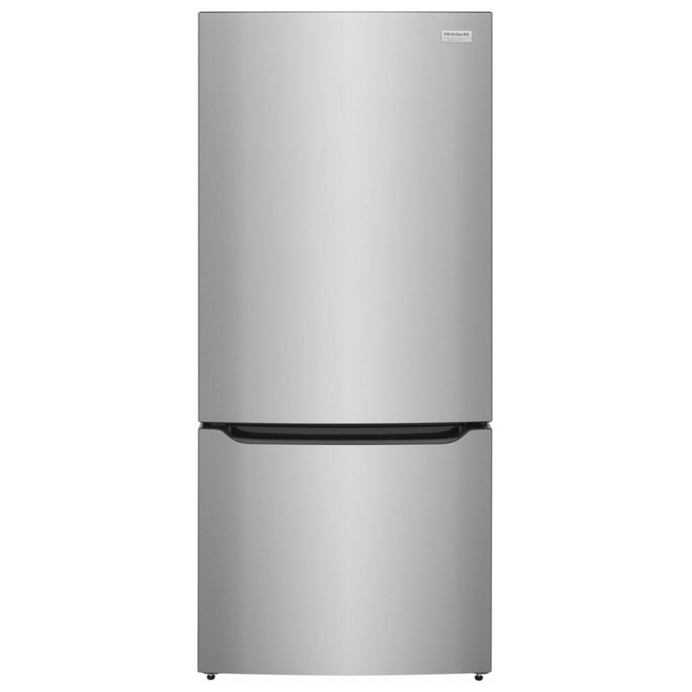 Frigidaire Gallery GRBN2012AF Bottom Freezer Refrigerator, 30 inch Width, Ice Dispenser (Freezer Located), ENERGY STAR Certified, 20 cu. ft. Capacity, Water Dispenser (Interior), Stainless Steel colour