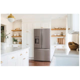 Frigidaire Gallery GRFC2353AF Counter Depth French Door Refrigerator, 36 inch Width, 22.6 cu. ft. Capacity, Counter Depth, Water Dispenser (Exterior), Ice Dispenser (Thru Door), ENERGY STAR Certified, Stainless Steel colour