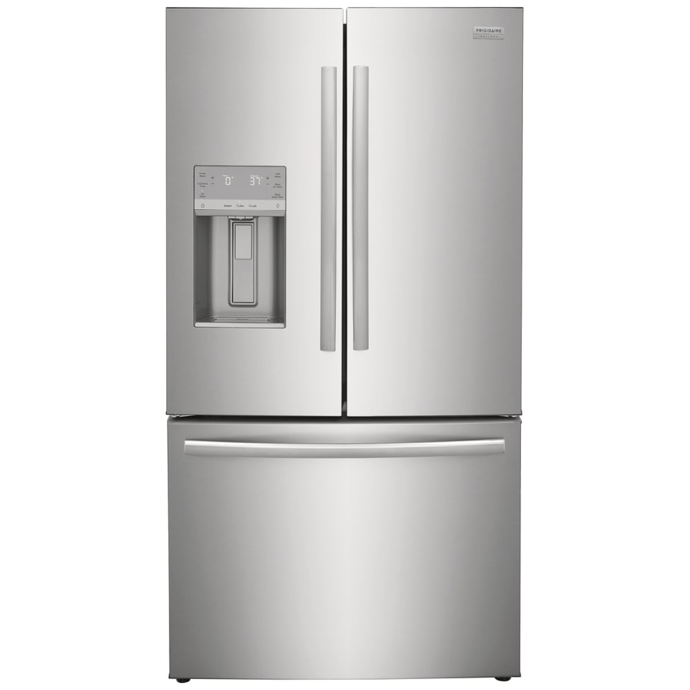 Frigidaire Gallery GRFC2353AF Counter Depth French Door Refrigerator, 36 inch Width, 22.6 cu. ft. Capacity, Counter Depth, Water Dispenser (Exterior), Ice Dispenser (Thru Door), ENERGY STAR Certified, Stainless Steel colour