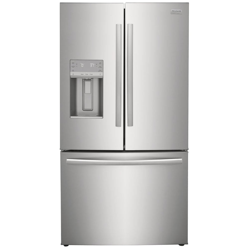 Frigidaire Gallery GRFC2353AF Counter Depth French Door Refrigerator, 36 inch Width, 22.6 cu. ft. Capacity, Counter Depth, Water Dispenser (Exterior), Ice Dispenser (Thru Door), ENERGY STAR Certified, Stainless Steel colour