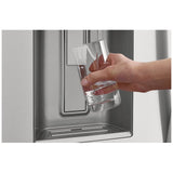 Frigidaire Gallery GRFC2353AF Counter Depth French Door Refrigerator, 36 inch Width, 22.6 cu. ft. Capacity, Counter Depth, Water Dispenser (Exterior), Ice Dispenser (Thru Door), ENERGY STAR Certified, Stainless Steel colour