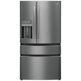 Frigidaire Gallery GRMC2273CD French Door Refrigerator, 36 inch Width, 21.5 cu. ft. Capacity, Counter Depth, Water Dispenser (Exterior), Ice Dispenser (Thru Door), ENERGY STAR Certified, Black Stainless Steel colour