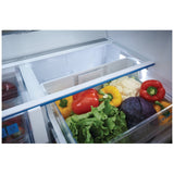 Frigidaire Gallery GRMC2273CD French Door Refrigerator, 36 inch Width, 21.5 cu. ft. Capacity, Counter Depth, Water Dispenser (Exterior), Ice Dispenser (Thru Door), ENERGY STAR Certified, Black Stainless Steel colour