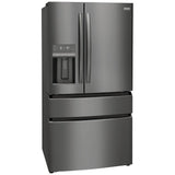 Frigidaire Gallery GRMC2273CD French Door Refrigerator, 36 inch Width, 21.5 cu. ft. Capacity, Counter Depth, Water Dispenser (Exterior), Ice Dispenser (Thru Door), ENERGY STAR Certified, Black Stainless Steel colour