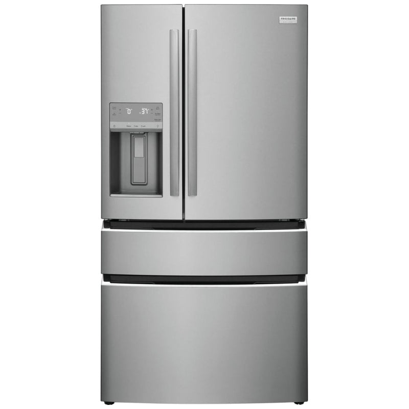 Frigidaire Gallery GRMC2273CF French Door Refrigerator, 36 inch Width, 21.5 cu. ft. Capacity, Counter Depth, Water Dispenser (Exterior), Ice Dispenser (Thru Door), ENERGY STAR Certified, Stainless Steel colour
