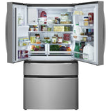 Frigidaire Gallery GRMC2273CF French Door Refrigerator, 36 inch Width, 21.5 cu. ft. Capacity, Counter Depth, Water Dispenser (Exterior), Ice Dispenser (Thru Door), ENERGY STAR Certified, Stainless Steel colour