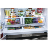 Frigidaire Gallery GRMC2273CF French Door Refrigerator, 36 inch Width, 21.5 cu. ft. Capacity, Counter Depth, Water Dispenser (Exterior), Ice Dispenser (Thru Door), ENERGY STAR Certified, Stainless Steel colour