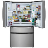 Frigidaire Gallery GRMC2273CF French Door Refrigerator, 36 inch Width, 21.5 cu. ft. Capacity, Counter Depth, Water Dispenser (Exterior), Ice Dispenser (Thru Door), ENERGY STAR Certified, Stainless Steel colour