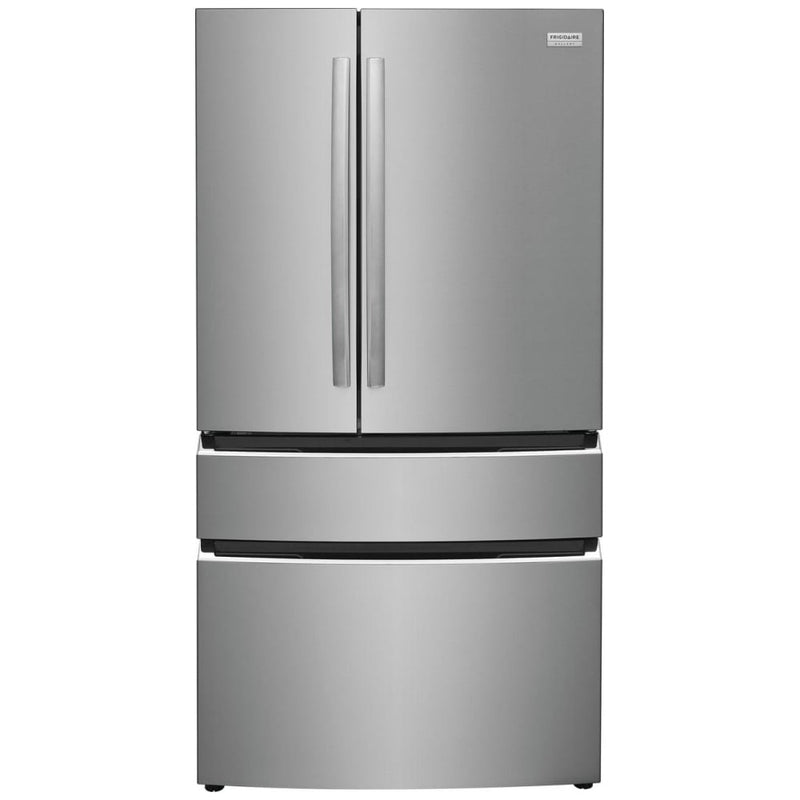 Frigidaire Gallery GRMN2872AF French Door Refrigerator, 36 inch Width, 27.2 cu. ft. Capacity, Water Dispenser (Interior), Ice Dispenser (Freezer Located), ENERGY STAR Certified, Stainless Steel colour