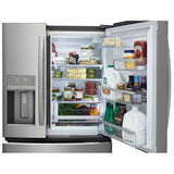 Frigidaire Gallery GRMS2773AF French Door Refrigerator, 36 inch Width, 26.3 cu. ft. Capacity, Water Dispenser (Exterior), Ice Dispenser (Thru Door), ENERGY STAR Certified, Stainless Steel colour