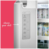 Frigidaire Gallery GRQC2255BF Counter Depth French Door Refrigerator, 36 inch Width, 21.5 cu. ft. Capacity, Counter Depth, Water Dispenser (Exterior), Ice Dispenser (Thru Door), ENERGY STAR Certified, Stainless Steel colour