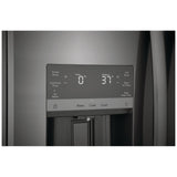 Frigidaire Gallery GRSC2352AD Side by Side Counter Depth Refrigerator, 36 inch Width, Counter Depth, Ice Dispenser (Thru Door), Water Dispenser (Exterior), ENERGY STAR Certified, 22.2 cu. ft. Capacity, Black Stainless Steel colour