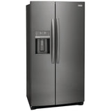 Frigidaire Gallery GRSC2352AD Side by Side Counter Depth Refrigerator, 36 inch Width, Counter Depth, Ice Dispenser (Thru Door), Water Dispenser (Exterior), ENERGY STAR Certified, 22.2 cu. ft. Capacity, Black Stainless Steel colour
