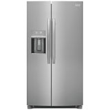 Frigidaire Gallery GRSC2352AF Side by Side Counter Depth Refrigerator, 36 inch Width, Counter Depth, Ice Dispenser (Thru Door), Water Dispenser (Exterior), ENERGY STAR Certified, 22.2 cu. ft. Capacity, Stainless Steel colour