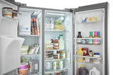 Frigidaire Gallery GRSC2352AF Side by Side Counter Depth Refrigerator, 36 inch Width, Counter Depth, Ice Dispenser (Thru Door), Water Dispenser (Exterior), ENERGY STAR Certified, 22.2 cu. ft. Capacity, Stainless Steel colour