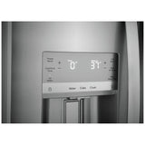 Frigidaire Gallery GRSC2352AF Side by Side Counter Depth Refrigerator, 36 inch Width, Counter Depth, Ice Dispenser (Thru Door), Water Dispenser (Exterior), ENERGY STAR Certified, 22.2 cu. ft. Capacity, Stainless Steel colour