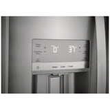 Frigidaire Gallery GRSC2352AF Side by Side Counter Depth Refrigerator, 36 inch Width, Counter Depth, Ice Dispenser (Thru Door), Water Dispenser (Exterior), ENERGY STAR Certified, 22.2 cu. ft. Capacity, Stainless Steel colour