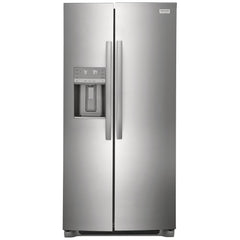 Frigidaire Gallery GRSC2352AF Side by Side Counter Depth Refrigerator, 36 inch Width, Counter Depth, Ice Dispenser (Thru Door), Water Dispenser (Exterior), ENERGY STAR Certified, 22.2 cu. ft. Capacity, Stainless Steel colour
