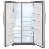 Frigidaire Gallery GRSC2352AF Side by Side Counter Depth Refrigerator, 36 inch Width, Counter Depth, Ice Dispenser (Thru Door), Water Dispenser (Exterior), ENERGY STAR Certified, 22.2 cu. ft. Capacity, Stainless Steel colour