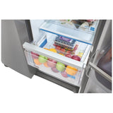 Frigidaire Gallery GRSC2352AF Side by Side Counter Depth Refrigerator, 36 inch Width, Counter Depth, Ice Dispenser (Thru Door), Water Dispenser (Exterior), ENERGY STAR Certified, 22.2 cu. ft. Capacity, Stainless Steel colour
