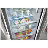 Frigidaire Gallery GRSC2352AF Side by Side Counter Depth Refrigerator, 36 inch Width, Counter Depth, Ice Dispenser (Thru Door), Water Dispenser (Exterior), ENERGY STAR Certified, 22.2 cu. ft. Capacity, Stainless Steel colour