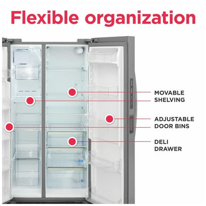 Frigidaire Gallery GRSN2620AF Side by Side Refrigerator