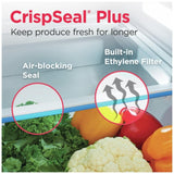 Frigidaire Gallery GRSN2620AF Side by Side Refrigerator, 36 inch Width, Ice Dispenser (Freezer Located), Water Dispenser (Interior), 26 cu. ft. Capacity, ENERGY STAR Certified, Stainless Steel colour